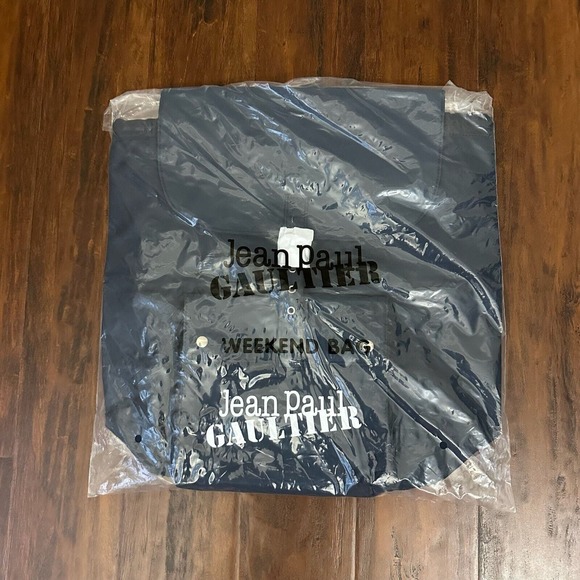 NEW JEAN PAUL GAULTIER Weekend Polyester Drawstring Backpack Bag in Navy main image 12